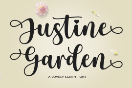 Justine Garden Italic