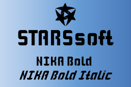STARSsoft Nika Bold Italic