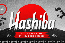 Hashiba Japanese Font