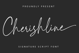 Cherishline Font Script