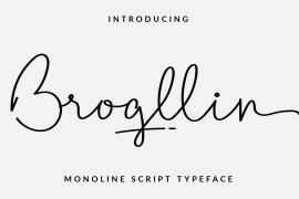Brogllin Bold Italic