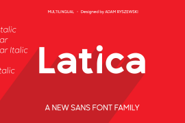 Latica Bold Italic