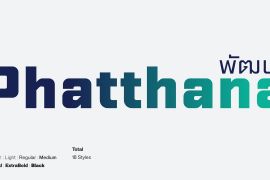 Phatthana Extra Bold Italic