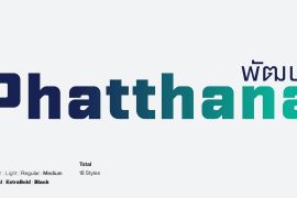 Phatthana Black Italic