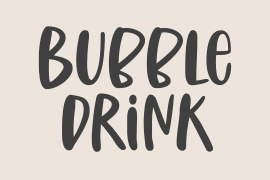 Bubble Drink Regular