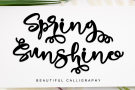 Spring Sunshine Italic