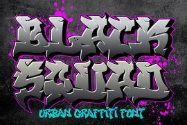 Black Squad Graffiti
