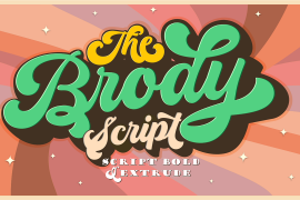 Brody Script Extrude
