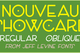 Nouveau Showcard JNL Oblique