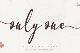 Only One Bold Italic