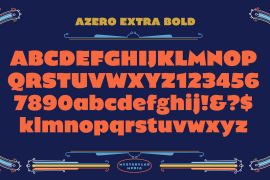 Azero Extra Bold Italic