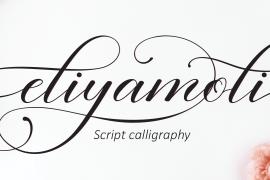 Eliyamoli script Regular
