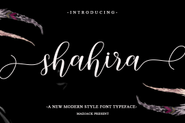 Shahira Script Regular