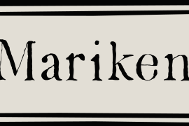 Mariken Bold Italic
