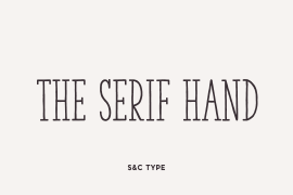 The Serif Hand Dotted