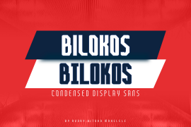Bilokos Bold Compressed Italic