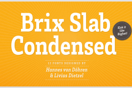 Brix Slab Condensed ExtraLight