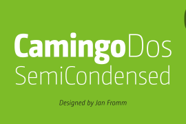 CamingoDos Pro SemiCondensed ExtraBold Italic