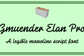 Gmuender Elan Pro Italic