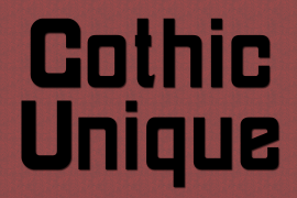 Gothic Unique Bold