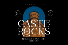 Castle Rocks Duo Bold Italic