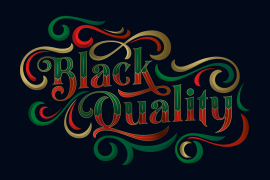 Black Quality Ornament