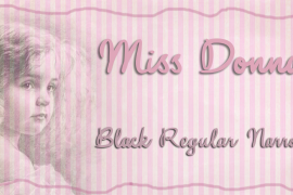 Miss Donna Black Caps