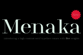 Menaka Serif Bold
