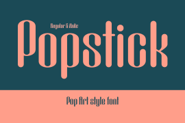Popstick Italic