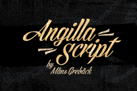 Angilla Script Regular