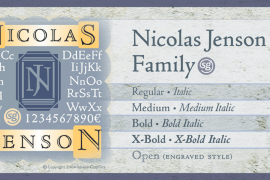 Nicolas Jenson SG Bold Italic