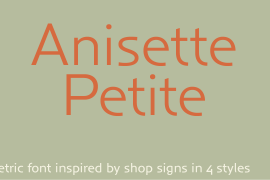 Anisette Std Petite Extra Bold