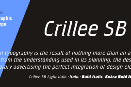 Crillee SB ExtraBold Italic