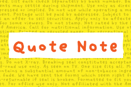 Quote Note Things