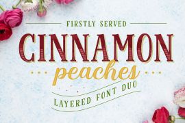 Cinnamon Peach Regular Script