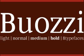 Buozzi Bold Italic