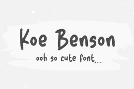 Koe Benson Regular