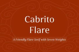 Cabrito Flare Extended Black