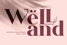 Welland Semibold Italic