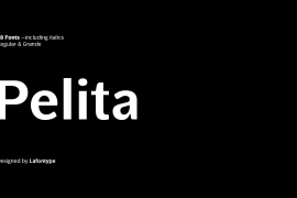 Pelita Grande Black Italic