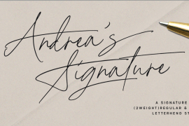Andreas Signature Bold