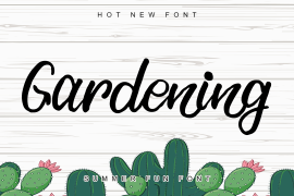 Gardening Italic