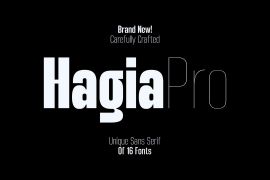 Hagia Pro Light Italic