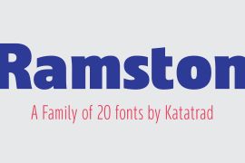 Ramston Bold Condensed Italic