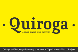 Quiroga Serif Pro