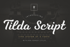 Tilda Script Bold Non-connect
