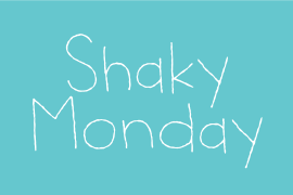 Shaky Monday Italic