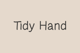 Tidy Hand Bold