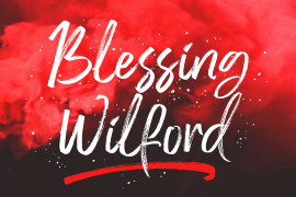 Blessing Wilford Brush Swashes