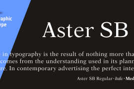 Aster SB Italic